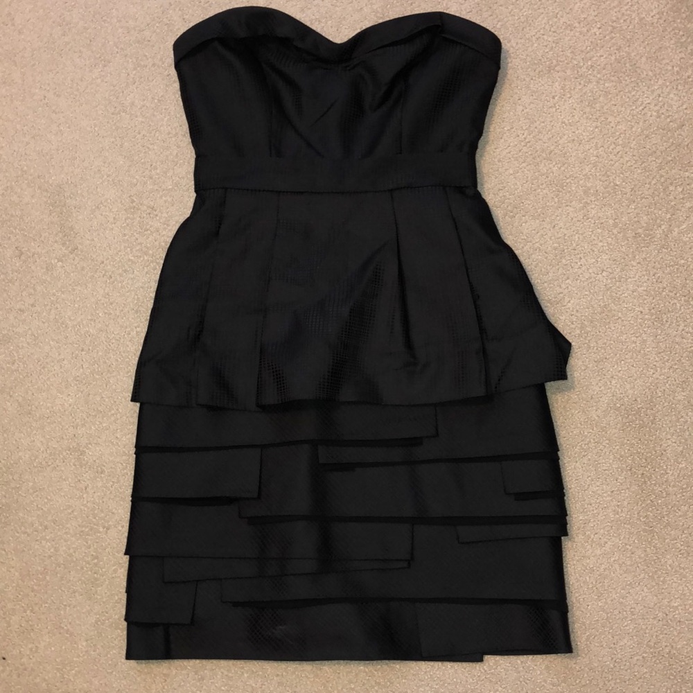 Nwt BCBGMAXAZRIA Annika Black Cocktail Dress Sz 2